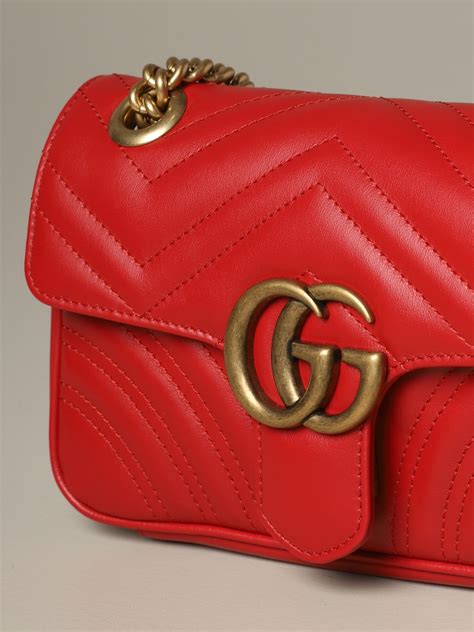 bolsa gucci roja|carteras Gucci originales.